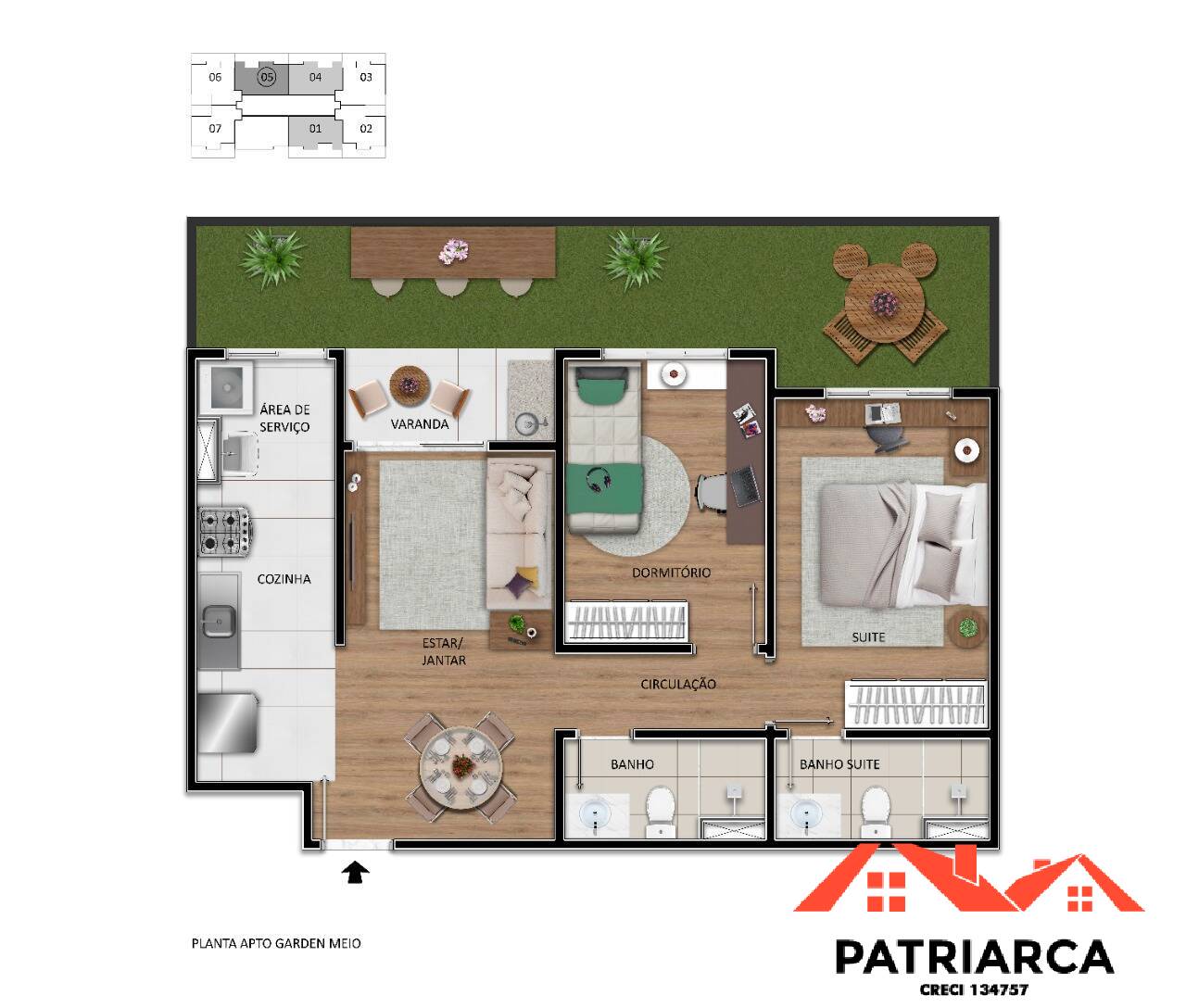 Apartamento à venda com 2 quartos, 55m² - Foto 10