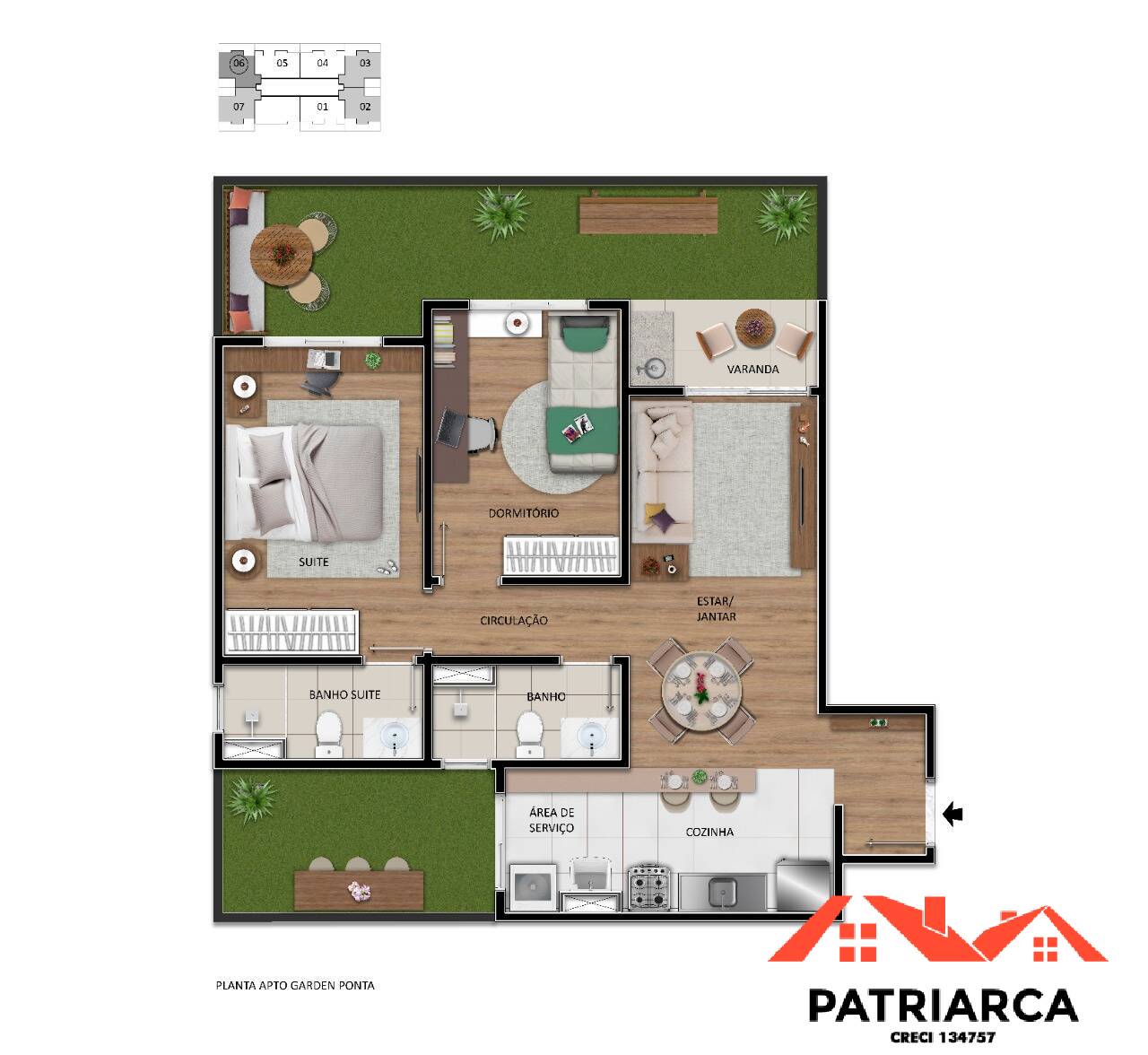 Apartamento à venda com 2 quartos, 55m² - Foto 5