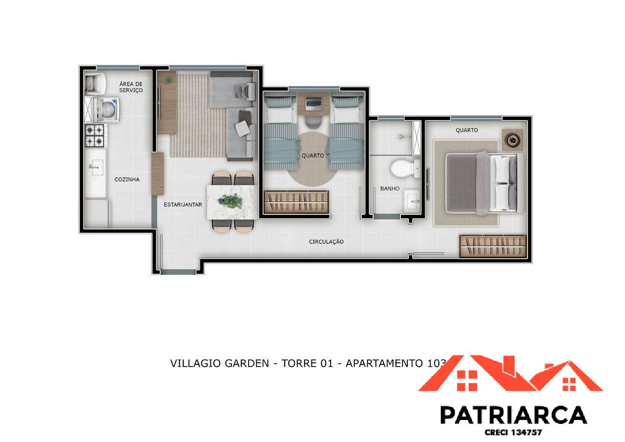 Apartamento à venda com 2 quartos, 43m² - Foto 12