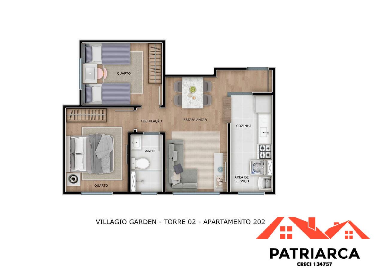 Apartamento à venda com 2 quartos, 43m² - Foto 14