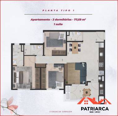 Apartamento à venda com 2 quartos, 67m² - Foto 17