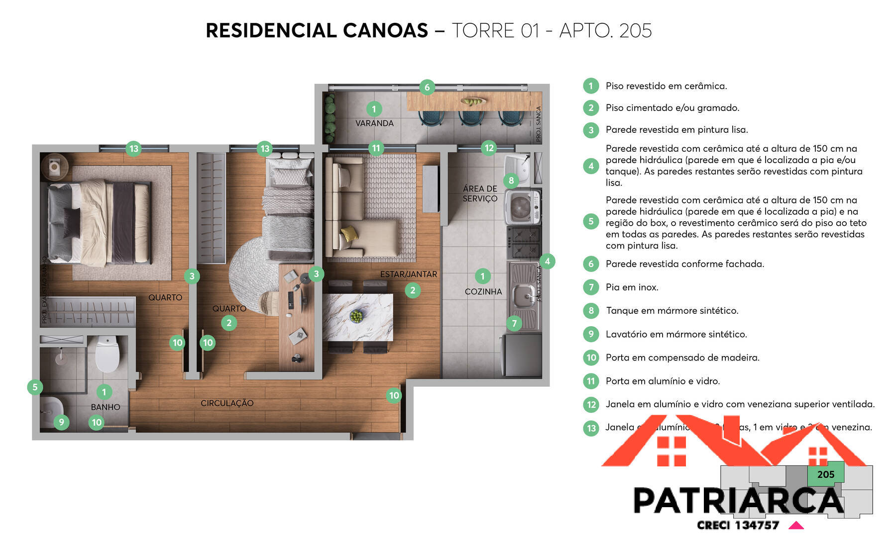 Apartamento à venda com 2 quartos, 45m² - Foto 13