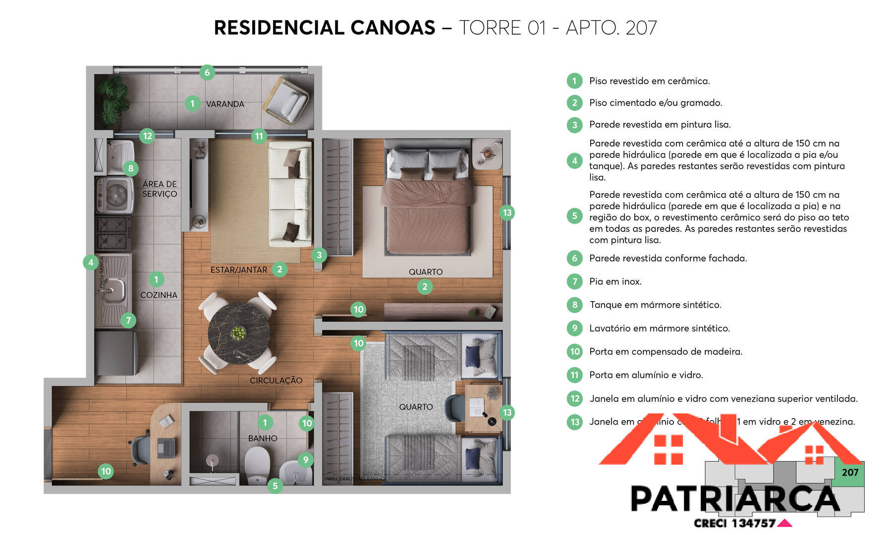 Apartamento à venda com 2 quartos, 45m² - Foto 14