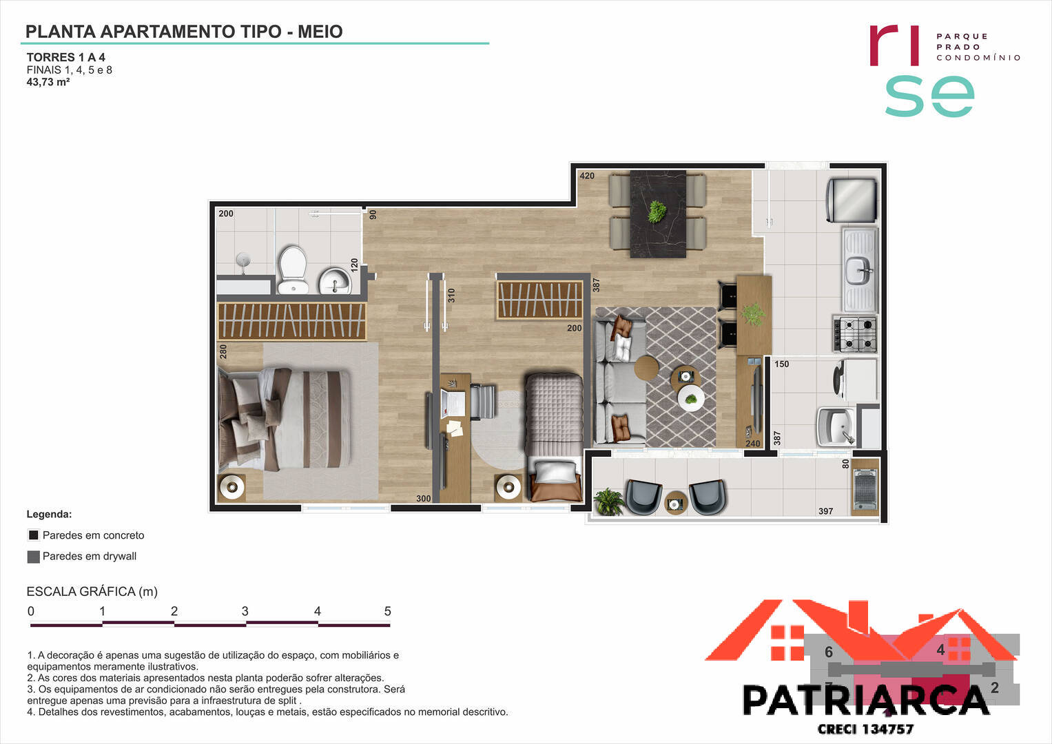 Apartamento à venda com 2 quartos, 43m² - Foto 6