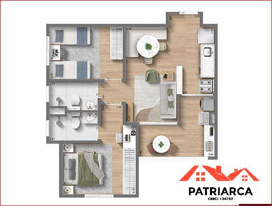 Apartamento à venda, 56m² - Foto 5