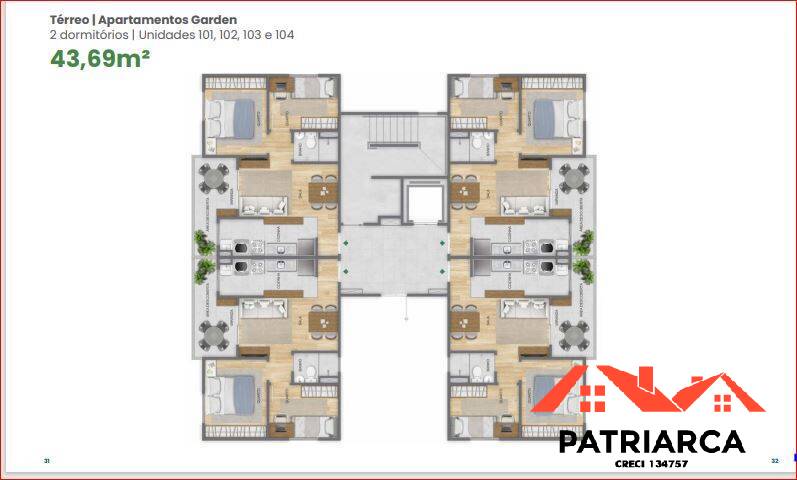 Apartamento à venda com 2 quartos, 39m² - Foto 12