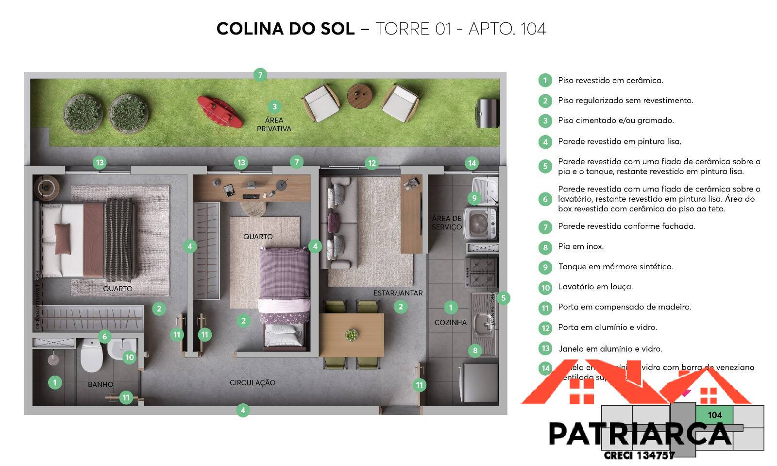 Apartamento à venda com 2 quartos, 39m² - Foto 5