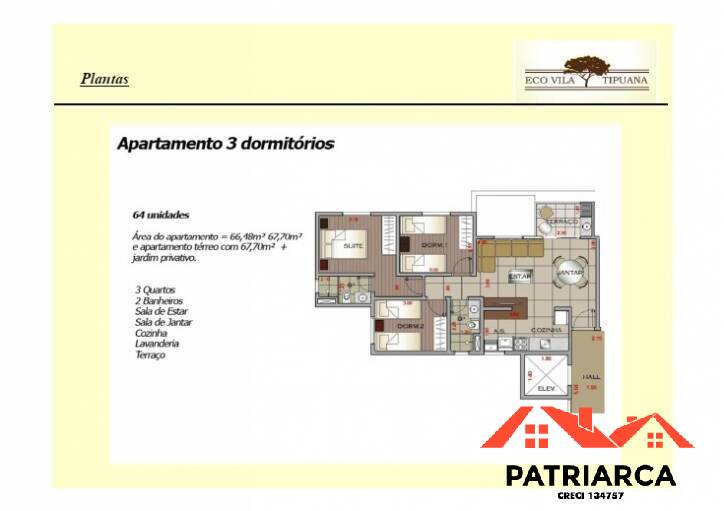 Apartamento à venda com 2 quartos, 57m² - Foto 4