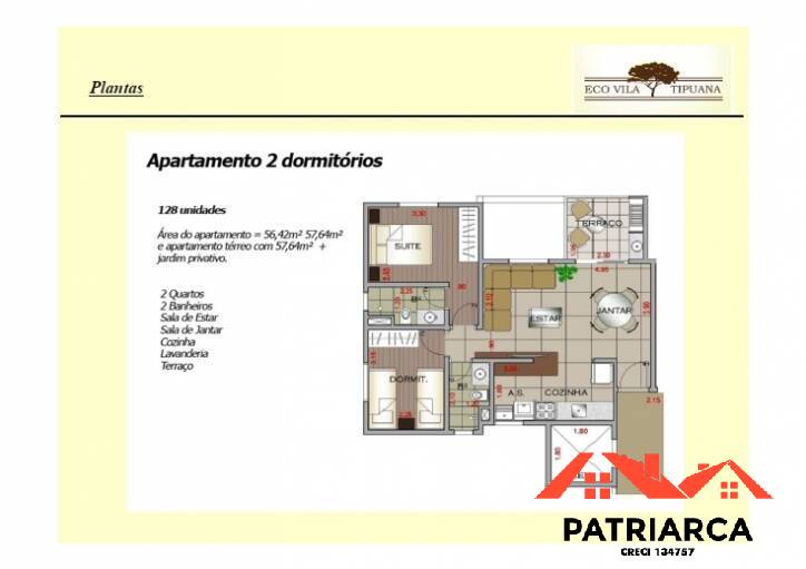 Apartamento à venda com 2 quartos, 57m² - Foto 5